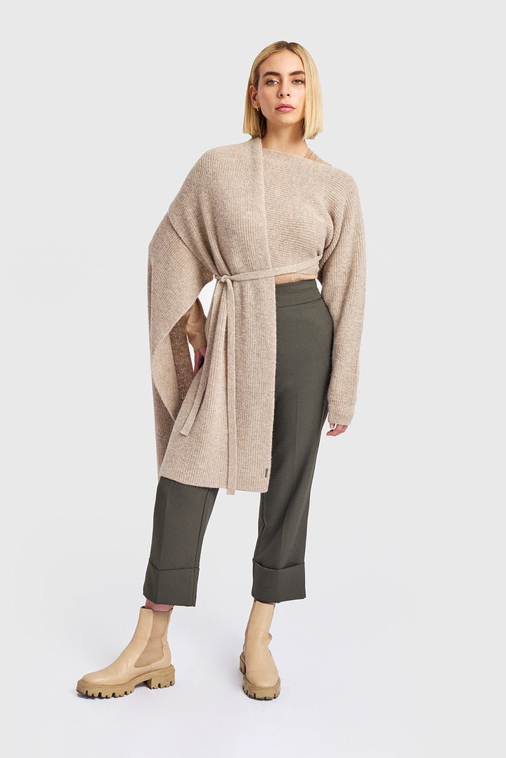 Wolfram Shawl Baby Alpaca Color Sabbia