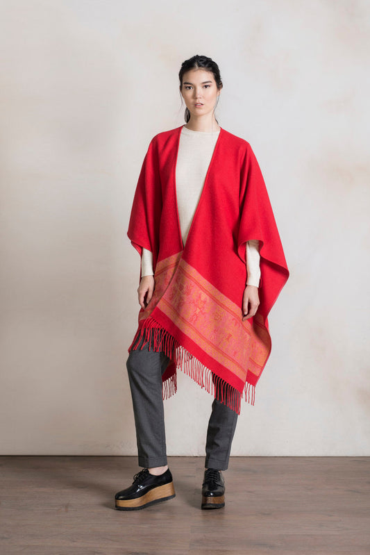 Chancay - 27 Capa Baby Alpaca Color Rojo