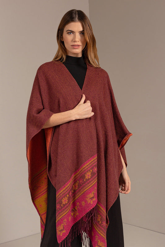 Nazca - 41 Capa Baby Alpaca Color Rojo