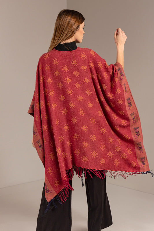 Nazca - 43 Capa Baby Alpaca Color Rojo