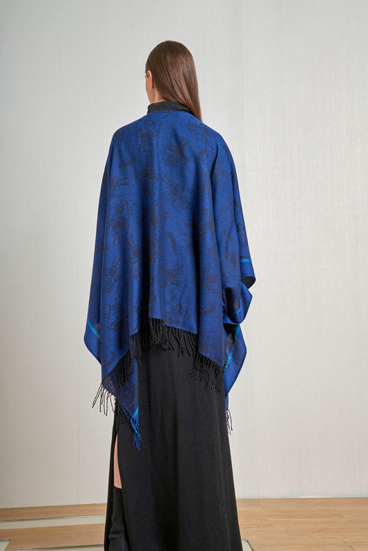 Nazca - 44 Cape Royal Alpaca Color Azul