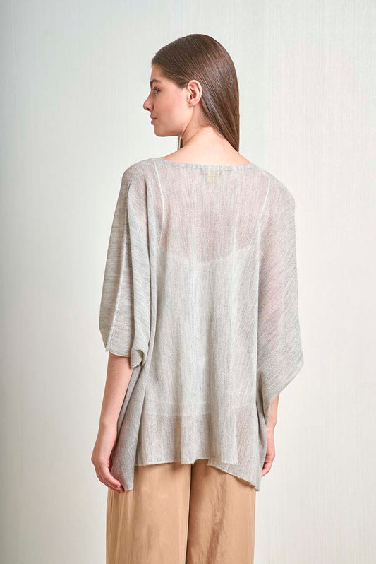 Poncho Romanov Baby Alpaca Color Avena