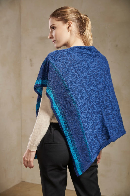 Poncho Sipán Baby Alpaca Color Astral
