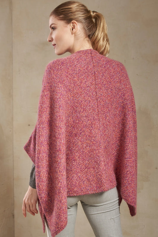 Poncho Sandra Baby Alpaca Color Multicolor