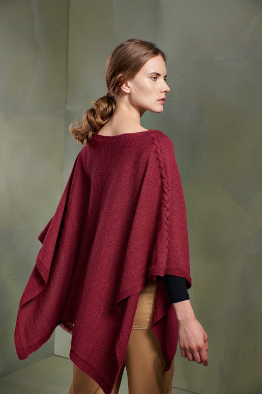 Poncho Tatiana Baby Alpaca Color Dalia