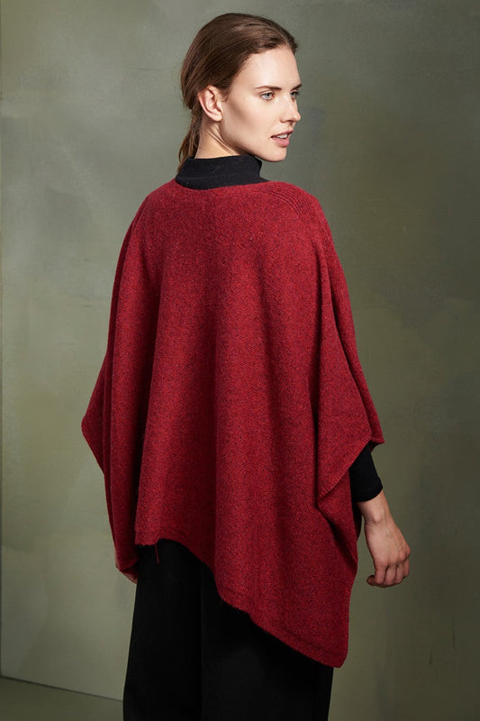 Poncho Tamtam Baby Alpaca Color Cabaret