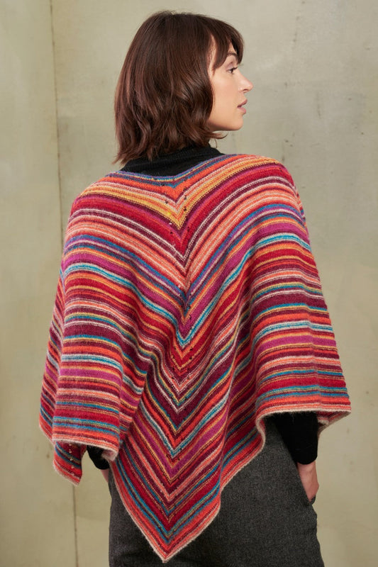Capa de alpaca bebé color rojizo Dalia