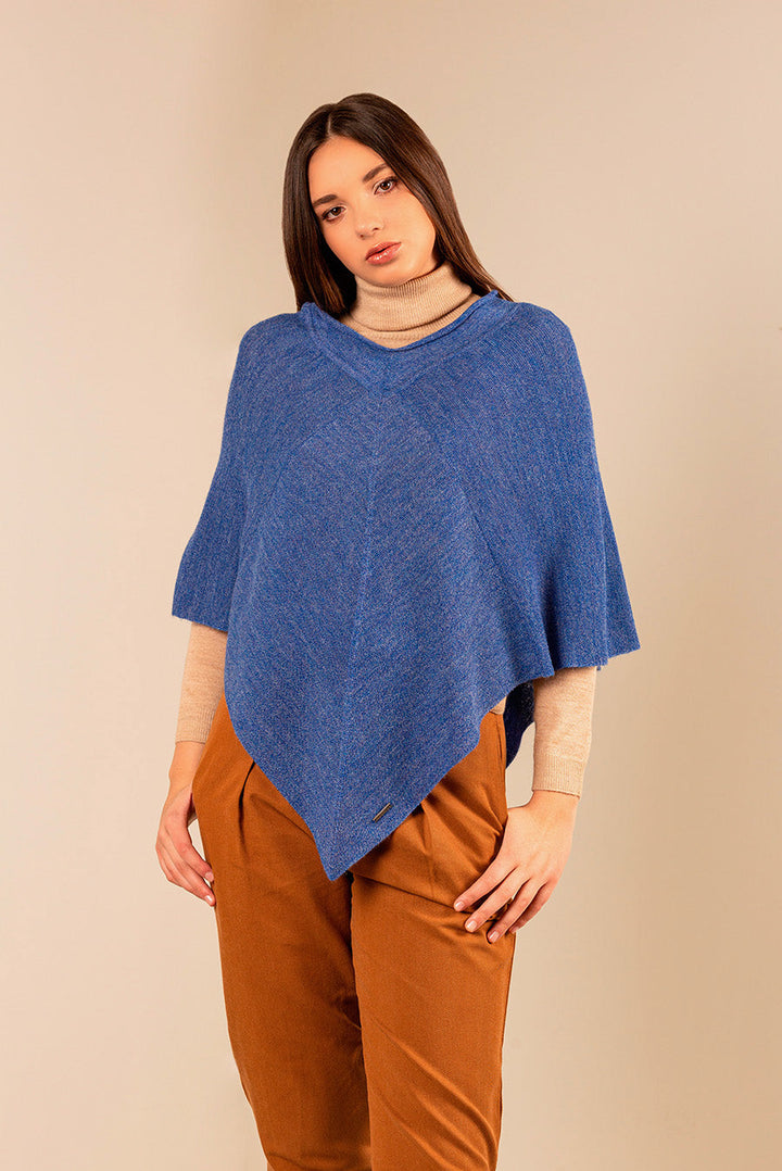 Poncho Ulala Baby Alpaca Color Nebulosa