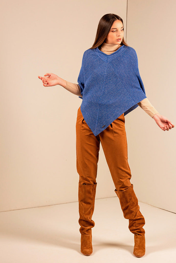 Poncho Ulala Baby Alpaca Color Nebulosa