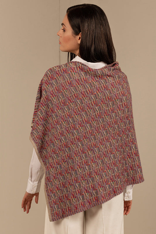 Ucrania Poncho Sand Baby Alpaca Color Sand