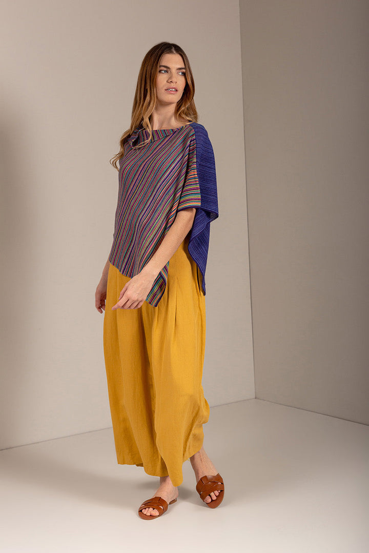 Uamanga Poncho Baby Alpaca Color Spazio