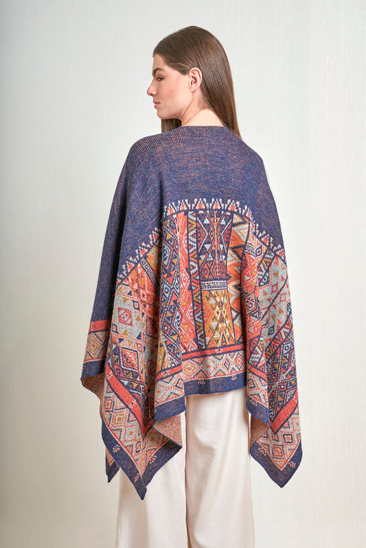 Valle Cape Baby Alpaca Color Astral
