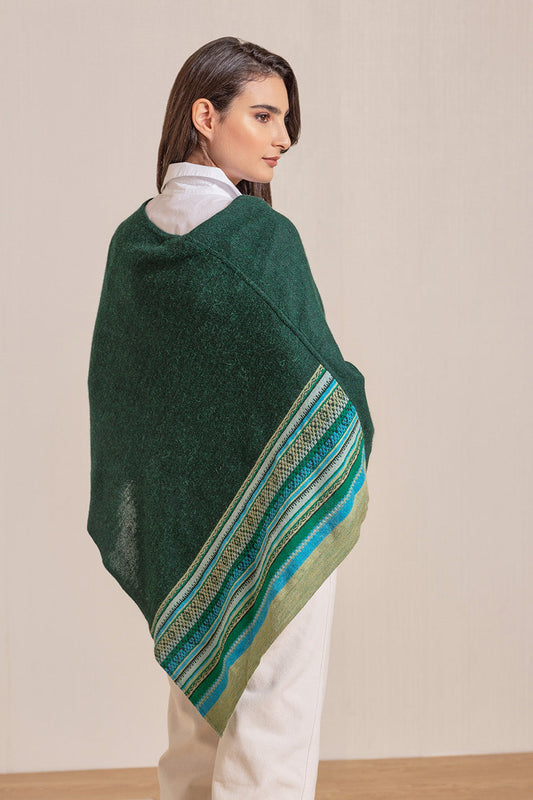 Vilcanota Poncho Baby Alpaca Color Abeto