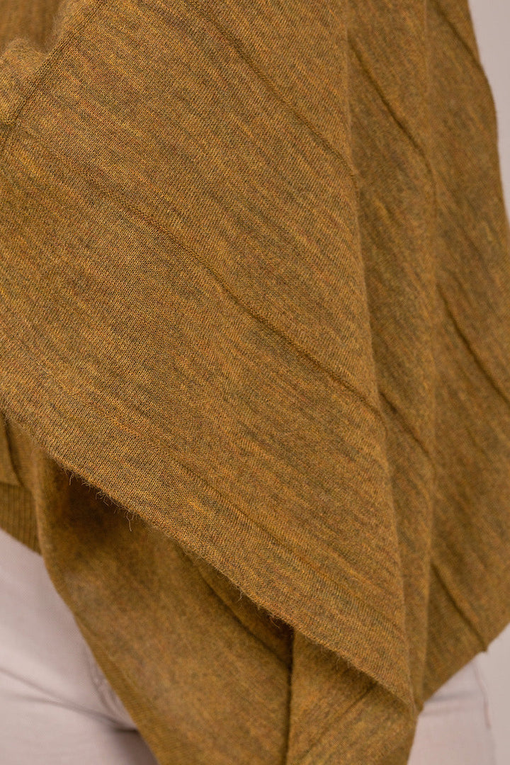 Poncho Vavi Baby Alpaca Color Curry