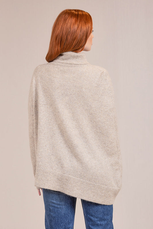 Poncho Verónica Baby Alpaca Color Tacama