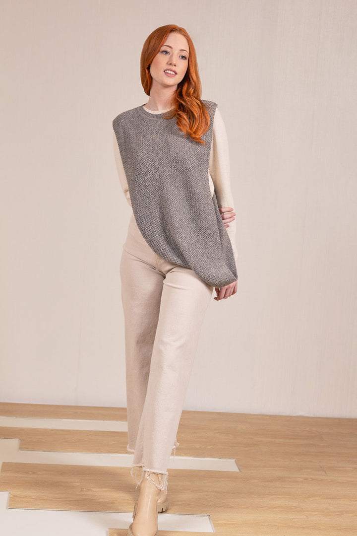 Valdi Poncho Baby Alpaca Color Nutmeg