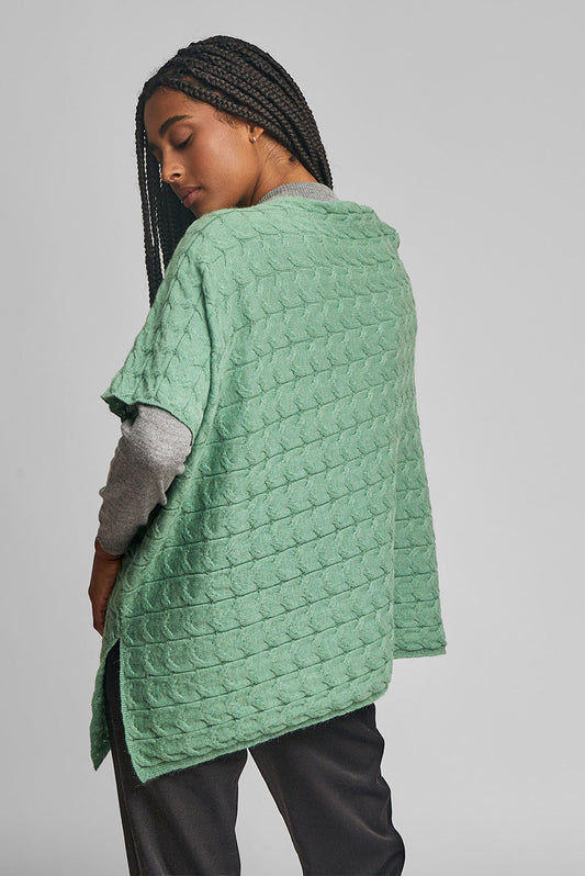Poncho Willow Baby Alpaca Color Albahaca