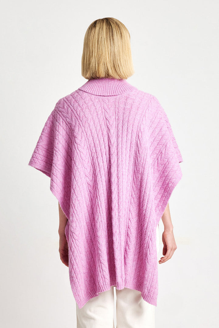 Poncho de invierno de alpaca bebé color Rhapsody