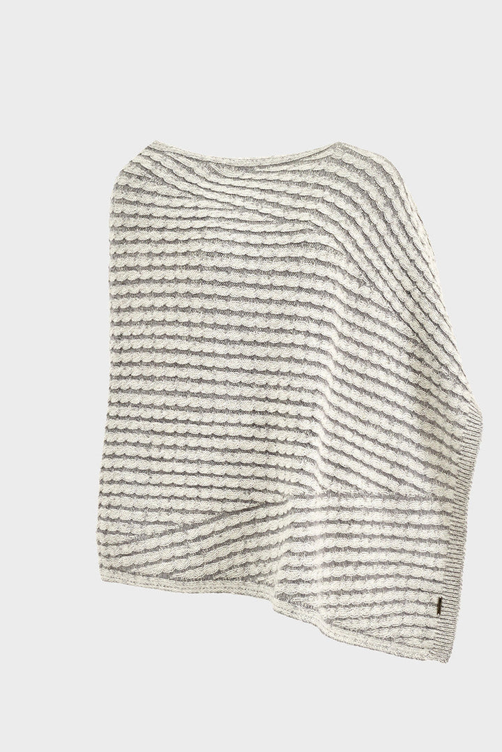 Wonder Poncho Baby Alpaca Color Ecru