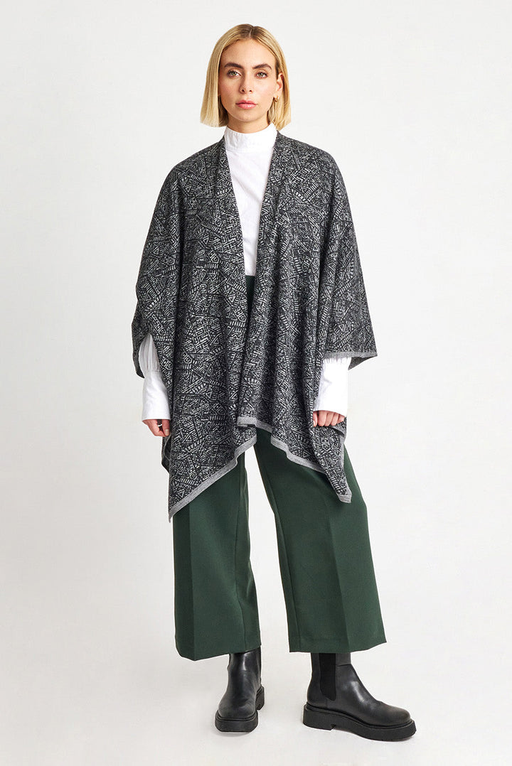 Web Poncho Baby Alpaca Color Nuage