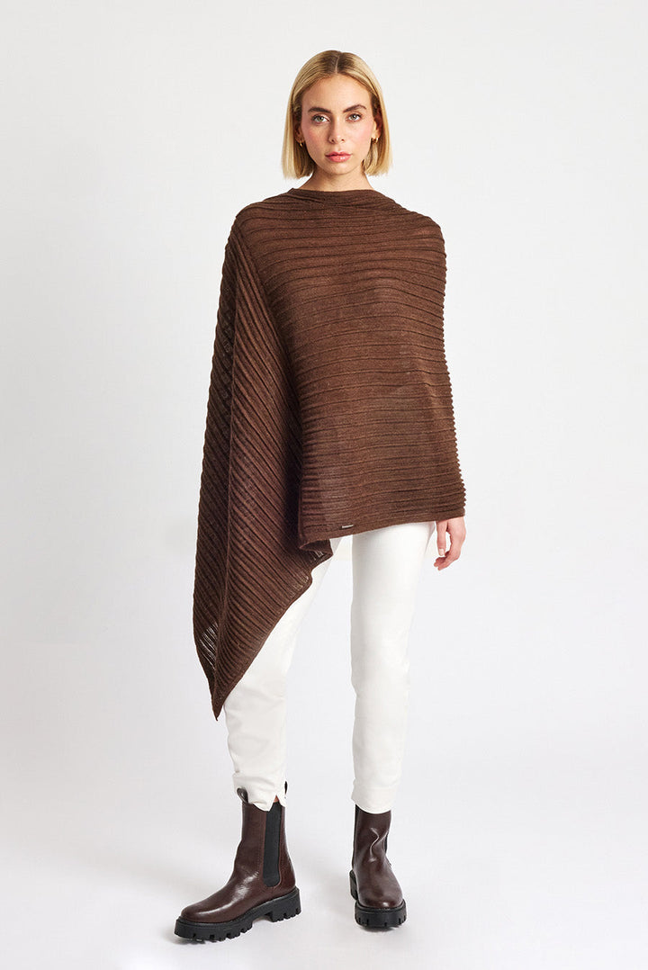 Why Poncho Baby Alpaca Color Cafe