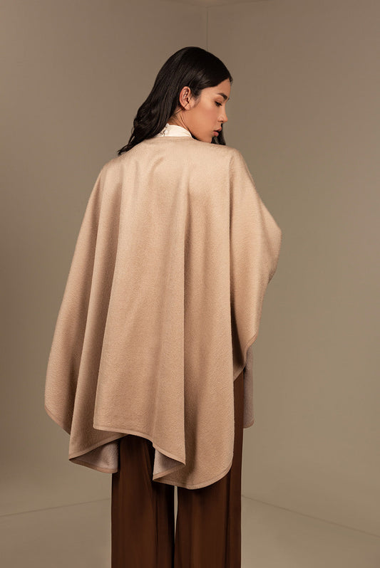 Capa Bambi Baby Alpaca Suri Color Beige y Crudo