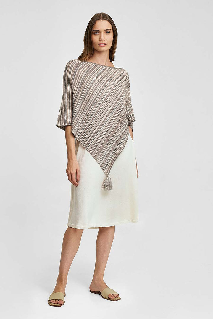 Walnut Poncho Baby Alpaca Color Paloma