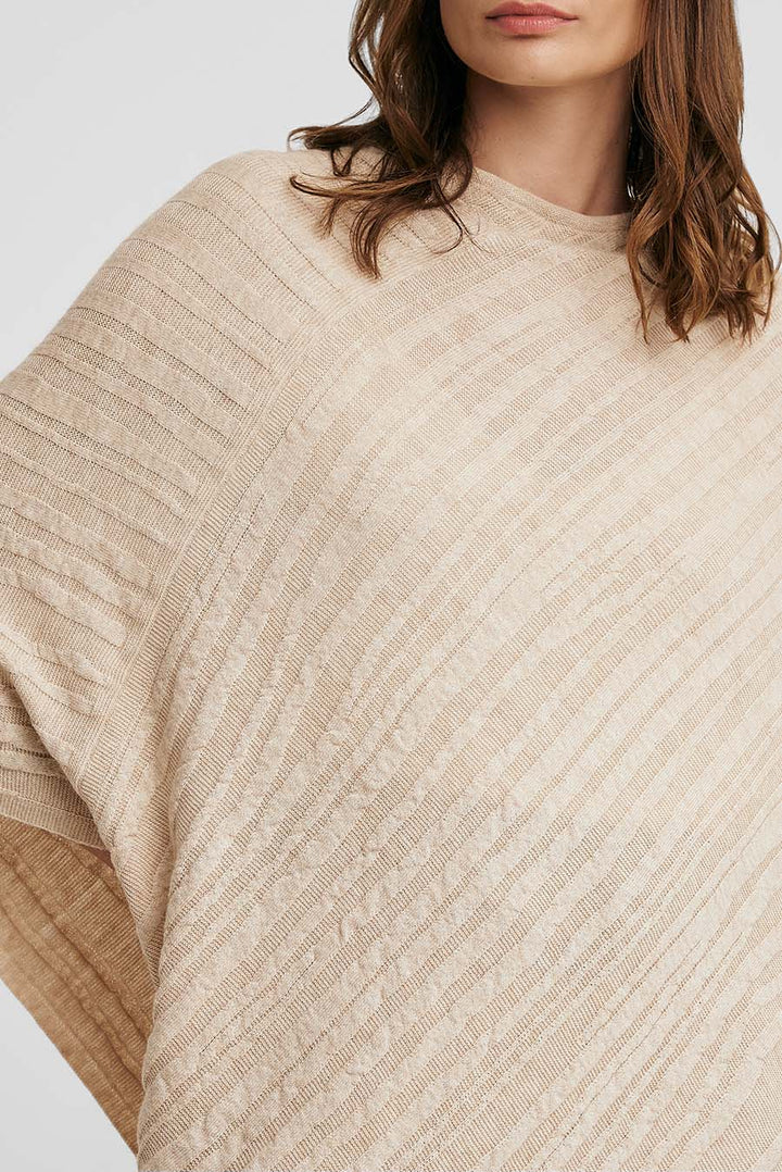 Wasabi Poncho Baby Alpaca Color Arizona