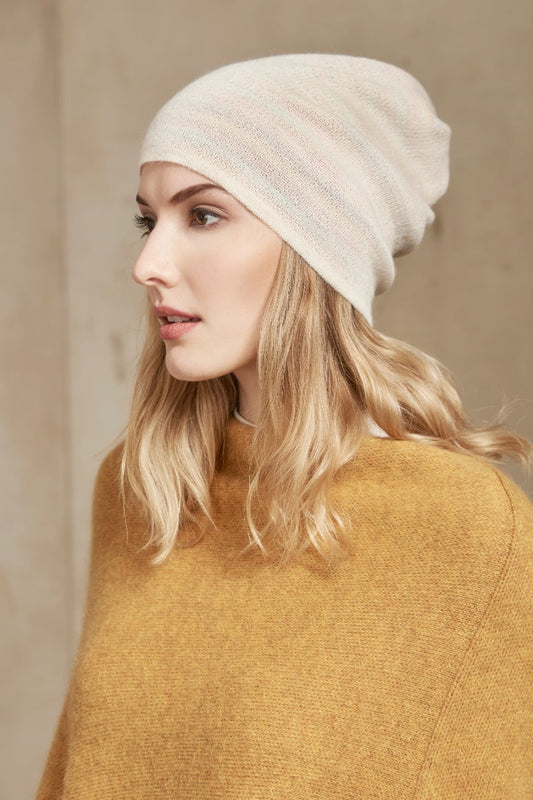Gorro Ojal Baby Alpaca Color Crudo