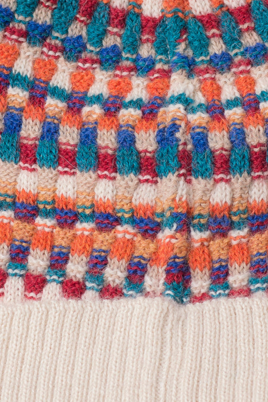 Gorro Rapsody Baby Alpaca Color Crudo