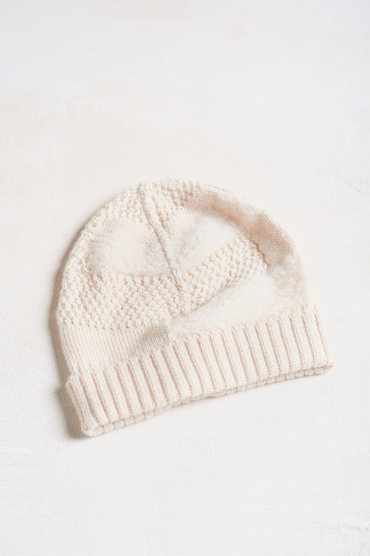 Gorro Stiva Baby Alpaca Color Crudo