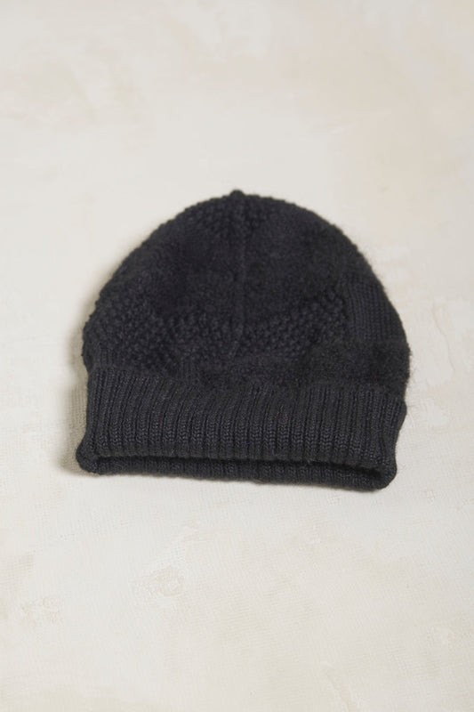 Gorro Stiva Baby Alpaca Color Negro