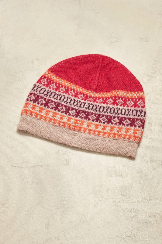 Gorro Thais Baby Alpaca Color Ruibarbo