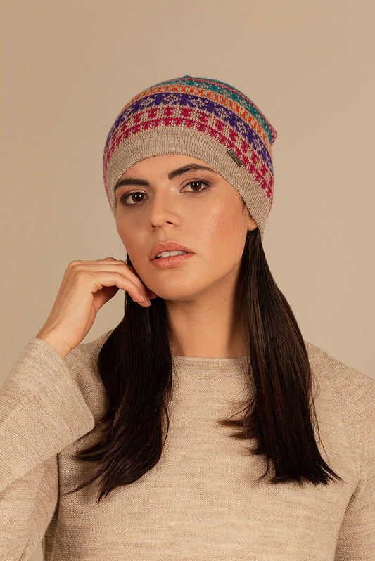 Gorro Thais Baby Alpaca Color Diesel