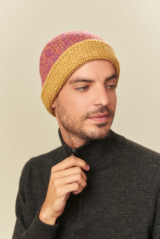 Deshacer Gorro Baby Alpaca Color Oropel &amp; Glory