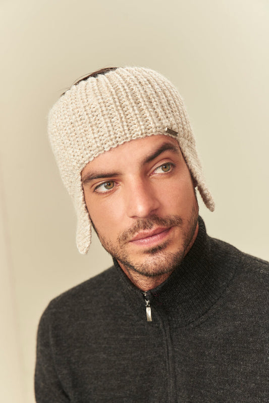 Gorro Uachipa Bebe Alpaca Color Pluma