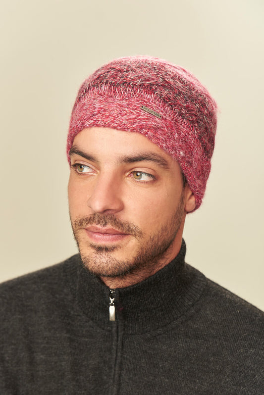 Gorro Uri Baby Alpaca Color Rosa