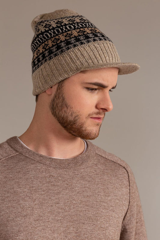 Ualter Gorro Gorro Baby Alpaca Color Beige