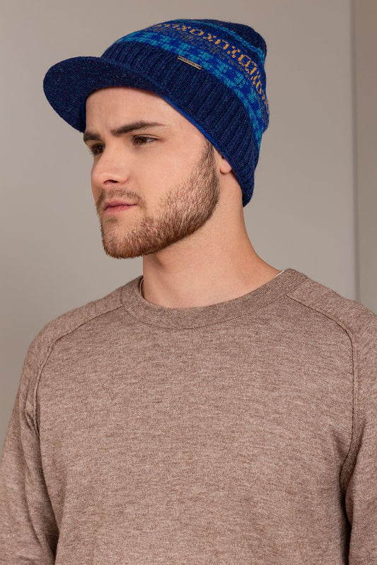 Ualter Gorro Gorro Baby Alpaca Color Azul