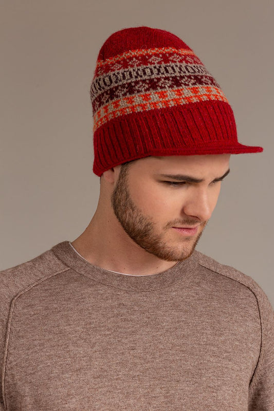 Ualter Gorro Gorro Baby Alpaca Color Rojo