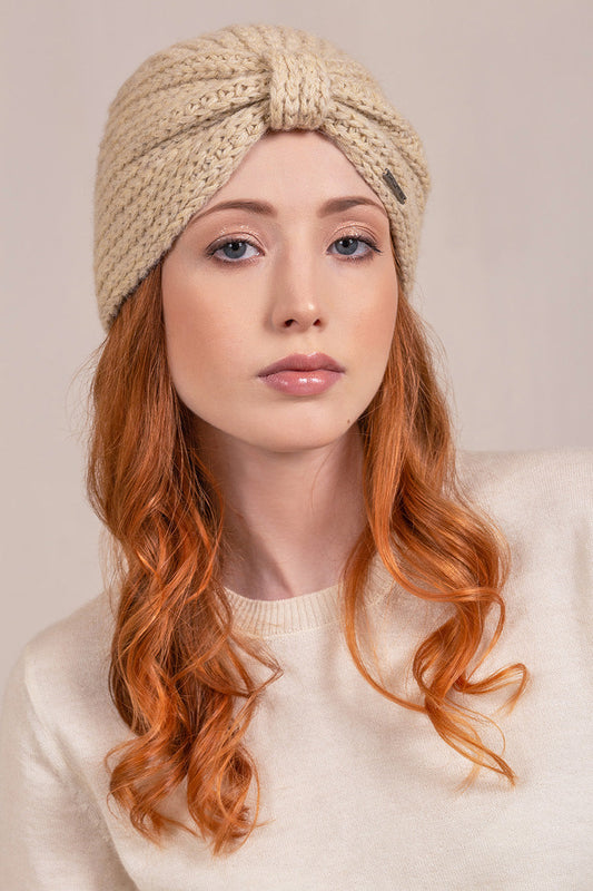 Gorro Vulcano Baby Alpaca Color Crema