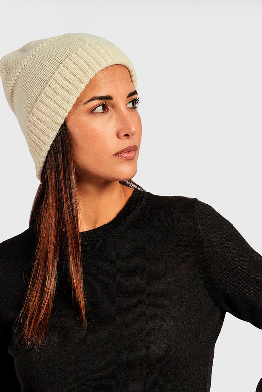 Gorro Wannabe Baby Alpaca Color Crudo