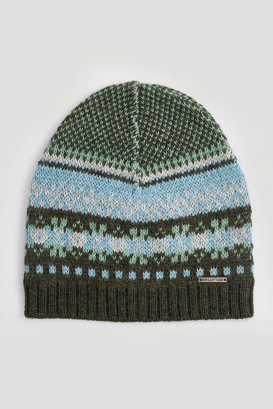 Gorro de bebé alpaca color Selva Negra