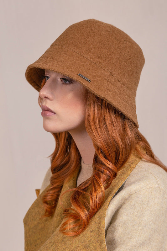 Gorro Vitis Alpaca y Lana Color Vicuña