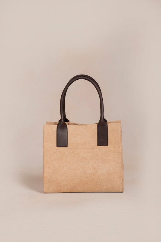 Bolso Ramona de Alpaca y Lana Color Beige
