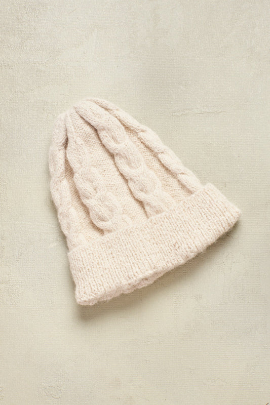 Gorro Huascarán 3 Alpaca Color Blanco