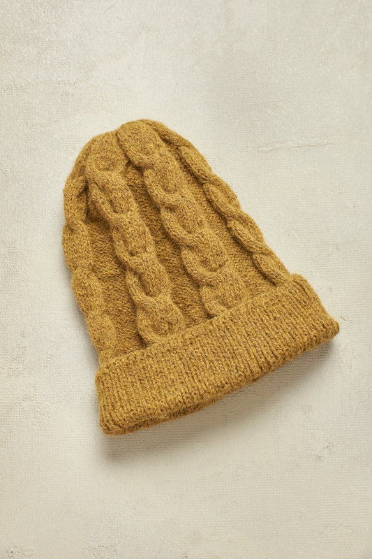 Gorro Huascarán 5 Alpaca Color Amarillo