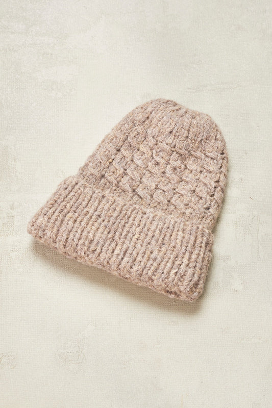 Gorro Huascarán 5 Alpaca Color Beige