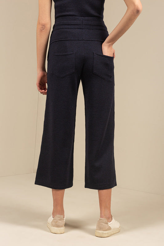 Pantalón Usseglio Algodón &amp; Baby Alpaca Color Golondrina