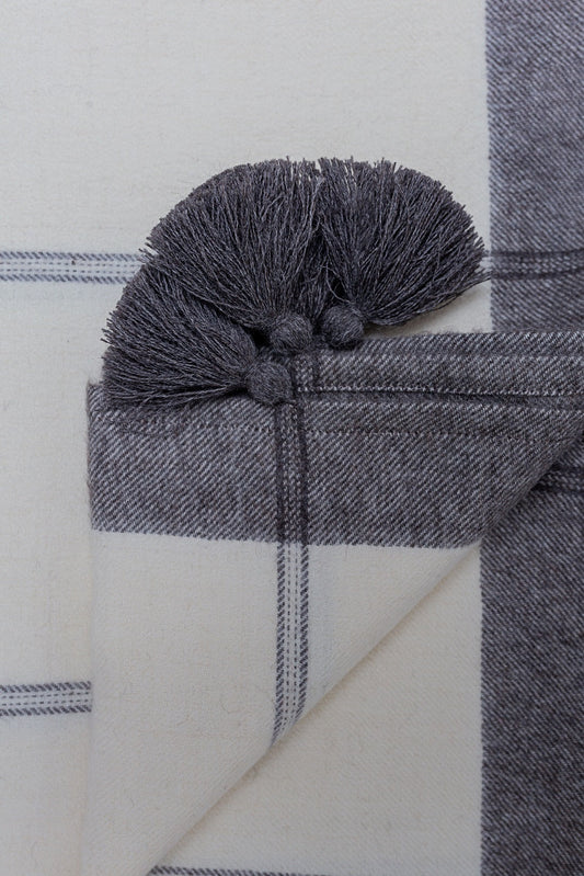 Manta Unanime Baby Alpaca Color Crudo